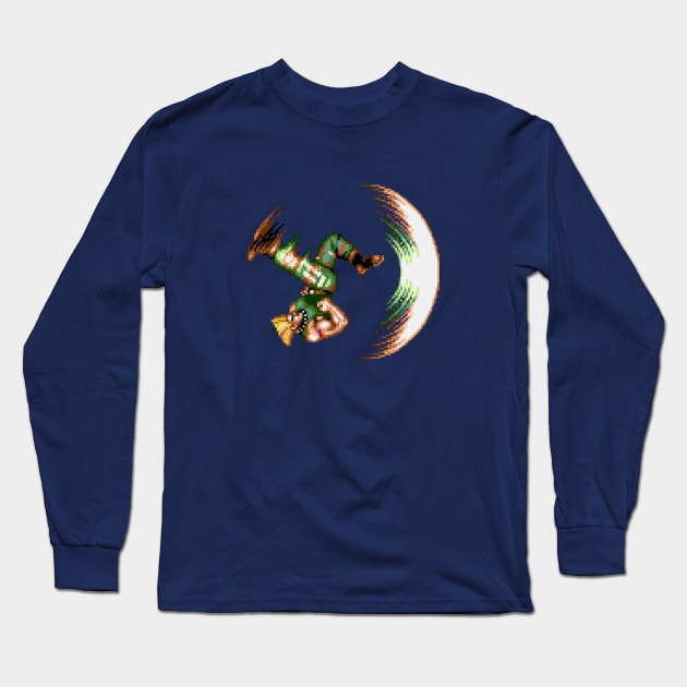 Guile Long Sleeve T-Shirt by Pixelblaster